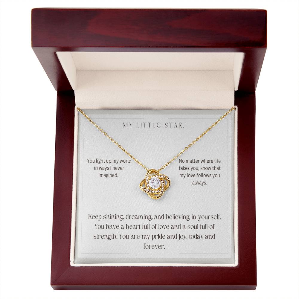 My Little Star - Love Knot Necklace