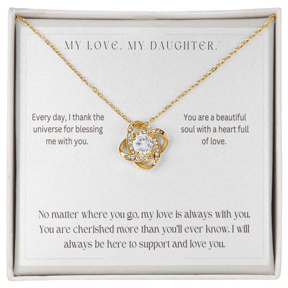 My Love, My Daughter - Love Knot Necklace