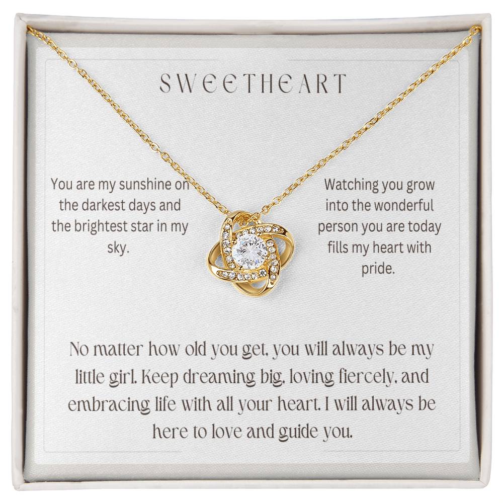 Sweetheart: Love Knot Necklace