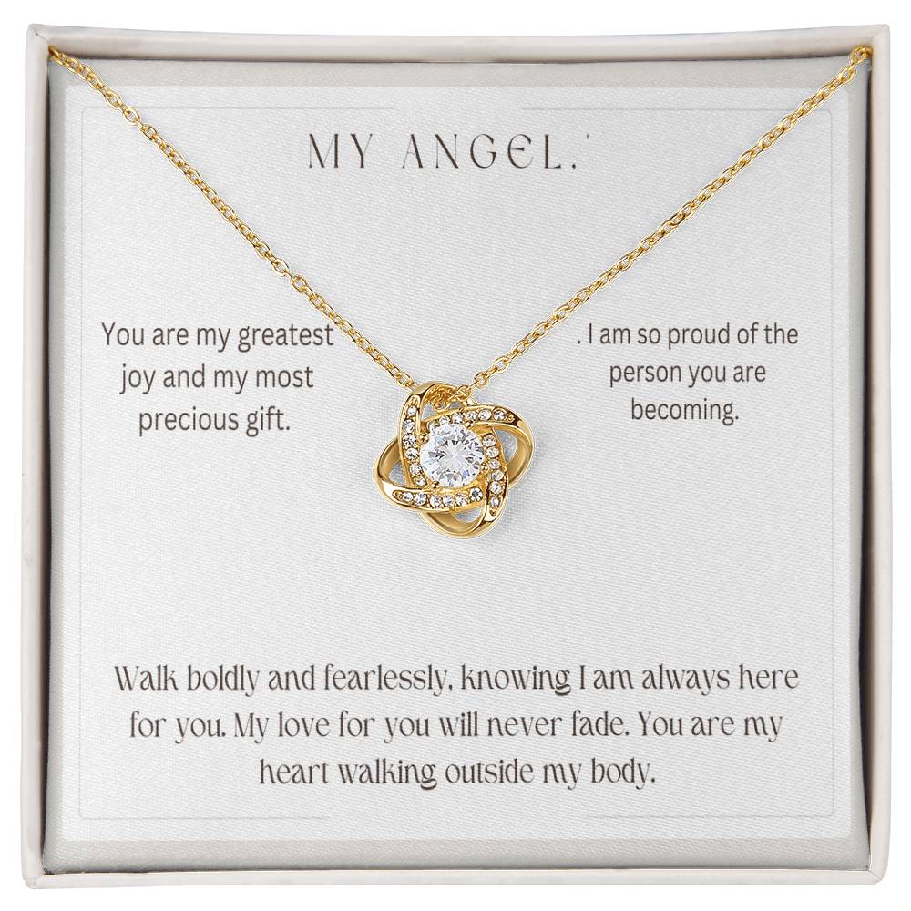 My Angel -  Love Knot Necklace