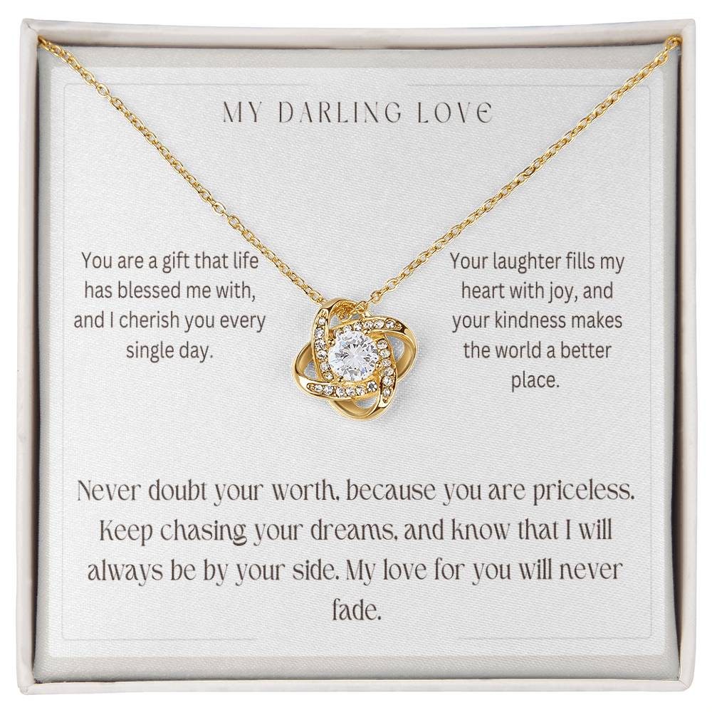 My Darling Love -  Love Knot Necklace