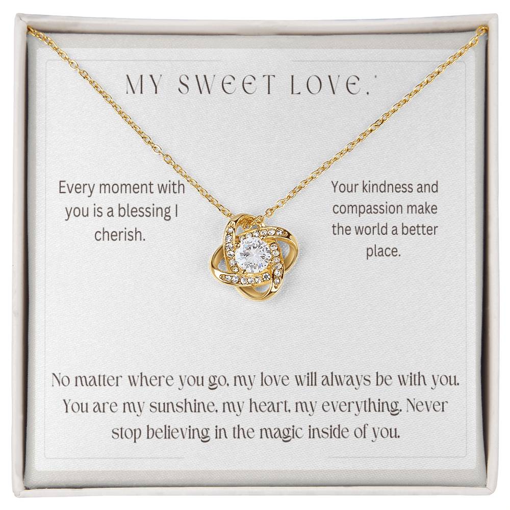 My Sweet Love - Love Knot Necklace