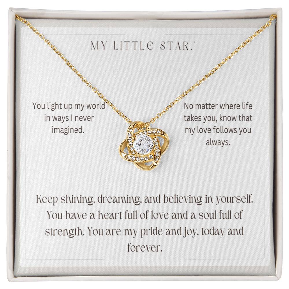 My Little Star -  Love Knot Necklace