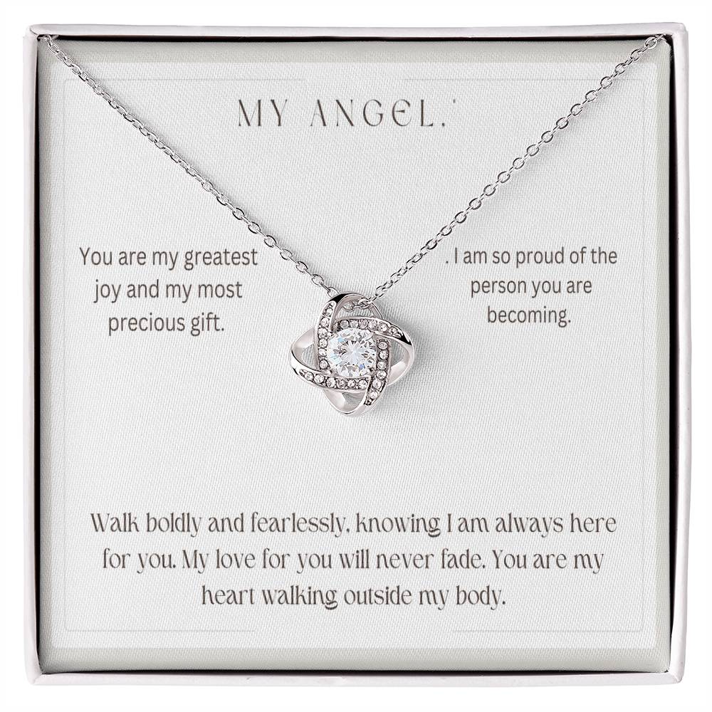 My Angel -  Love Knot Necklace