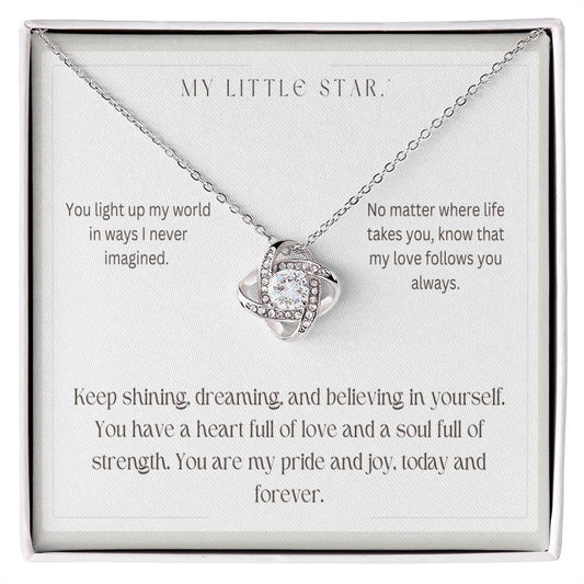 My Little Star -  Love Knot Necklace