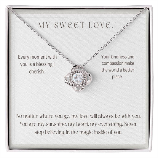 My Sweet Love - Love Knot Necklace