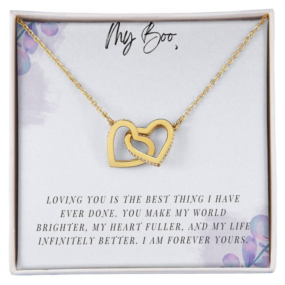 My Boo - Interlocking Hearts Necklace