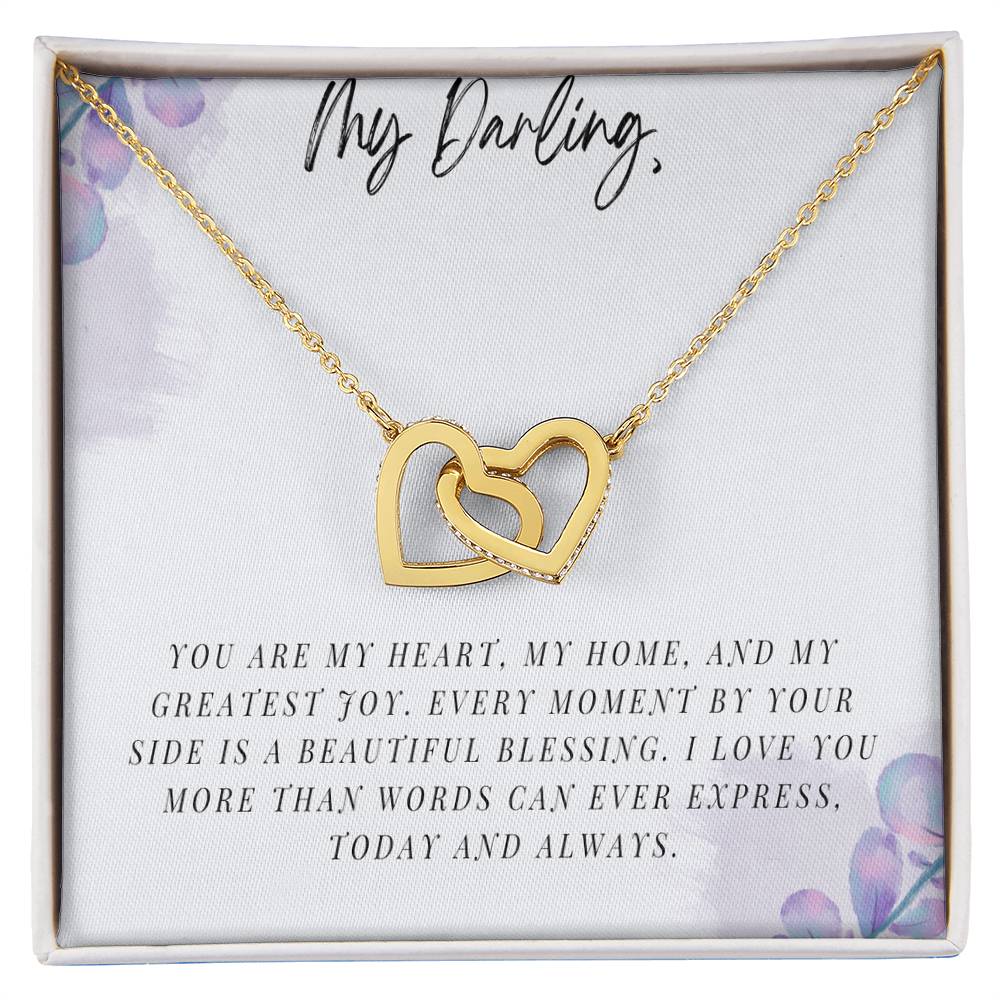 My Darling - Interlocking Hearts Necklace