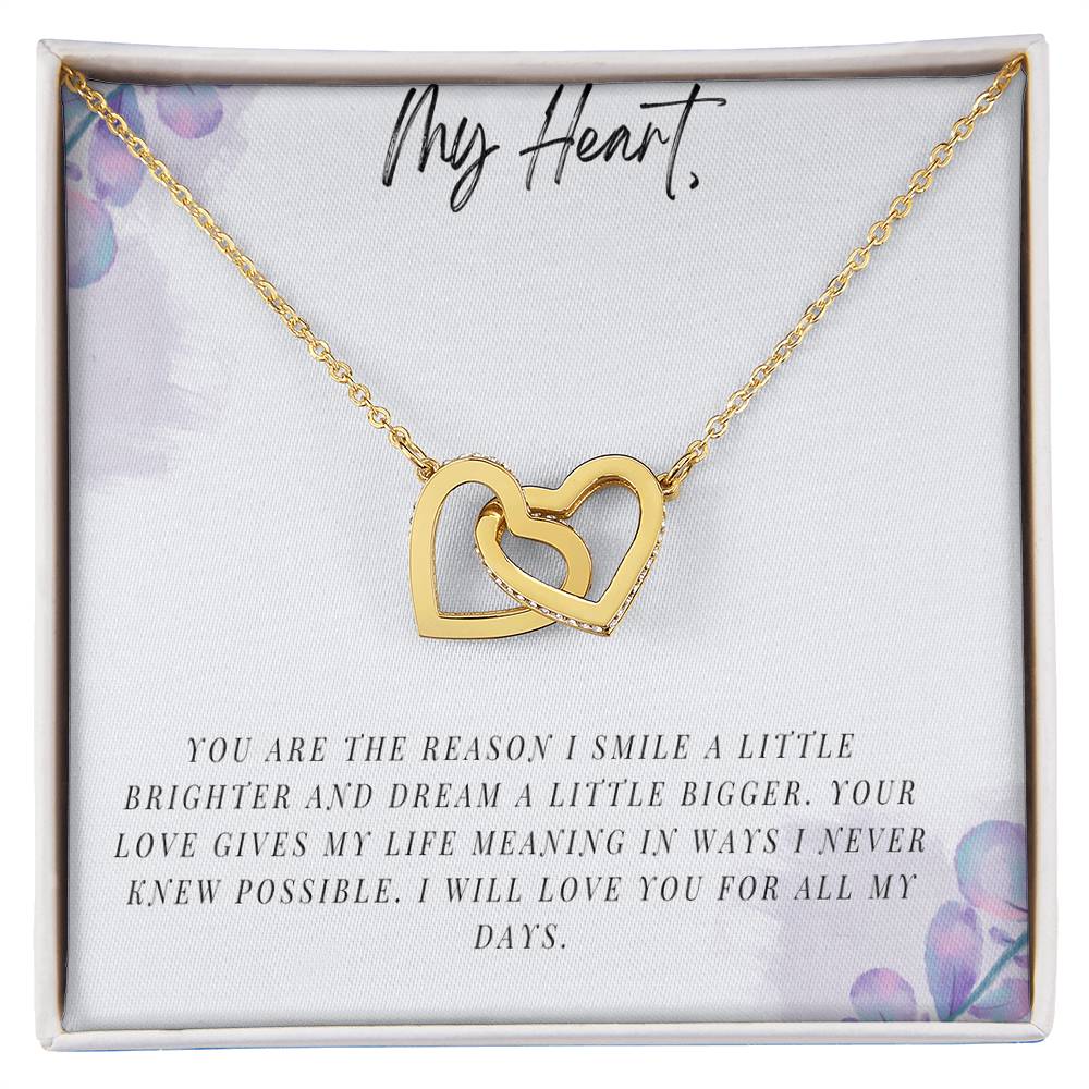 My Heart - Interlocking Hearts Necklace