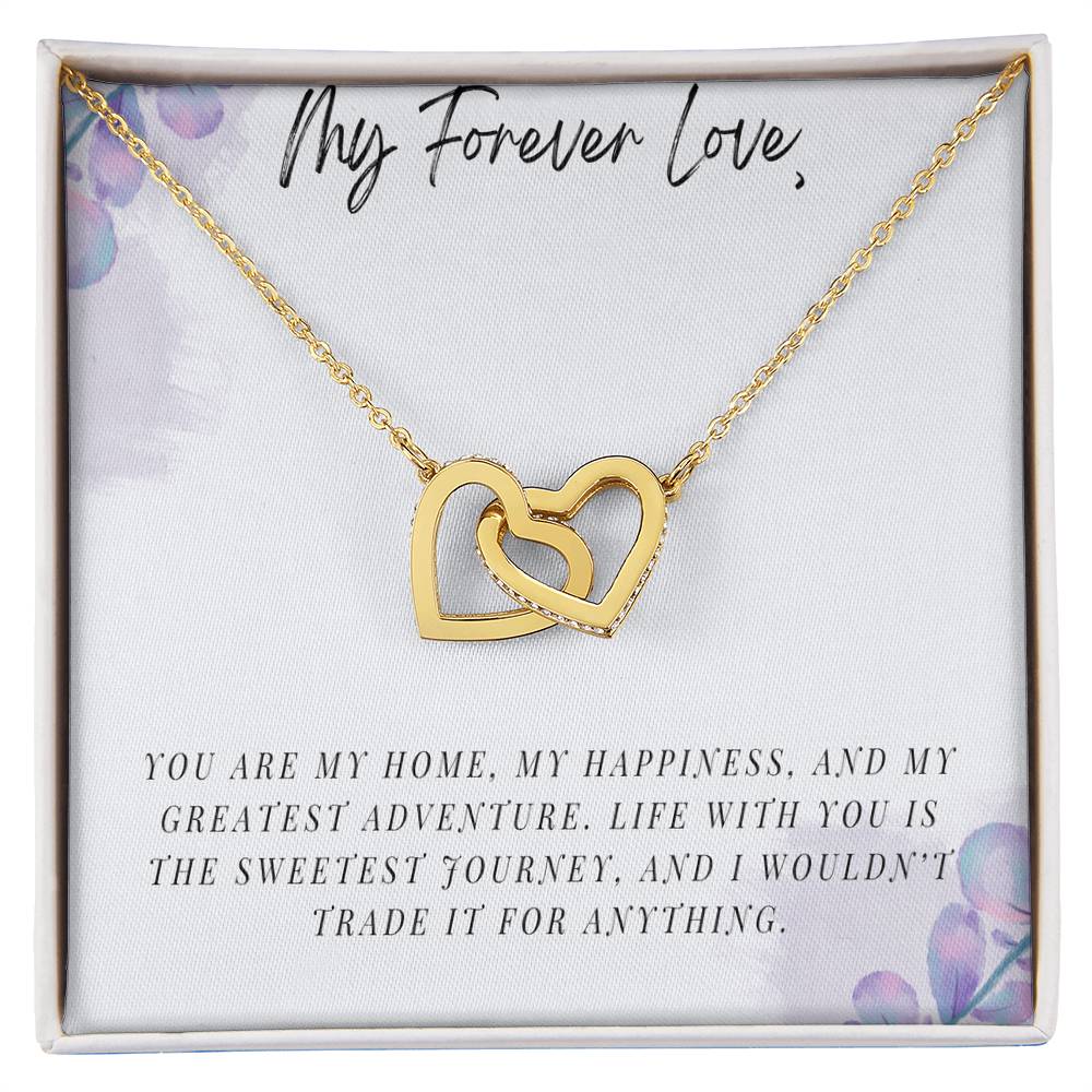 My Forever Love - Interlocking Hearts Necklace