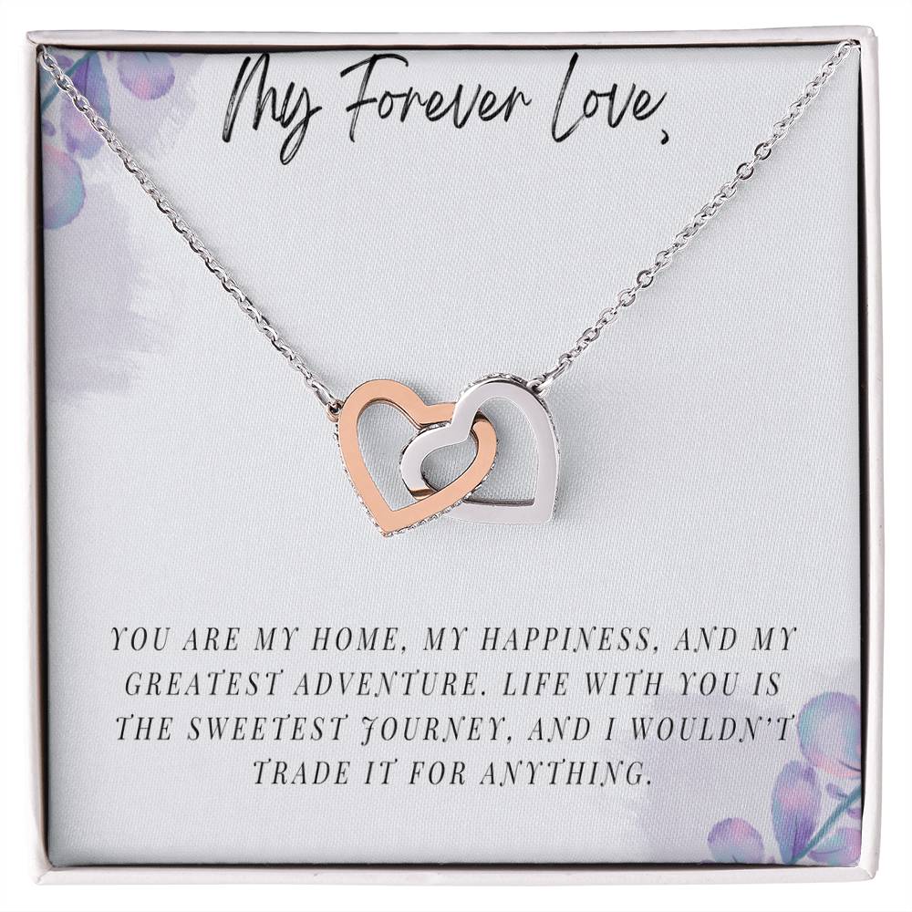 My Forever Love - Interlocking Hearts Necklace