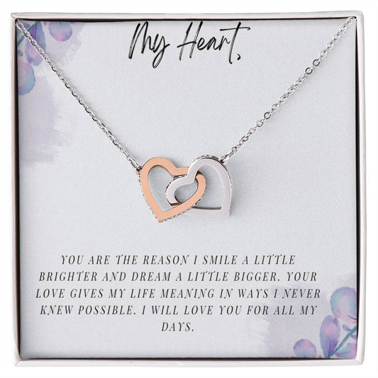 My Heart - Interlocking Hearts Necklace