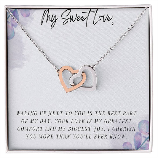 My Sweet Love - Interlocking Hearts Necklace