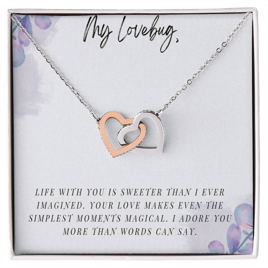 My Lovebug - Interlocking Hearts Necklace