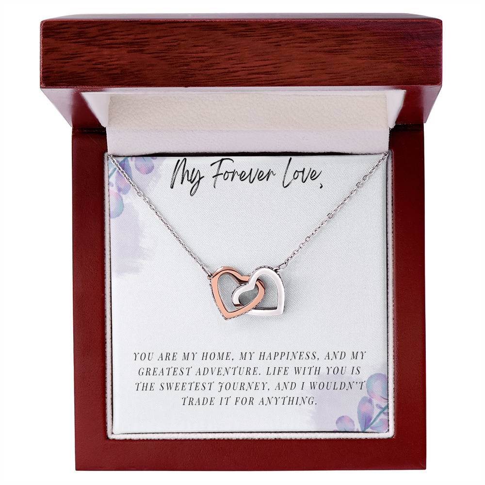 My Forever Love - Interlocking Hearts Necklace