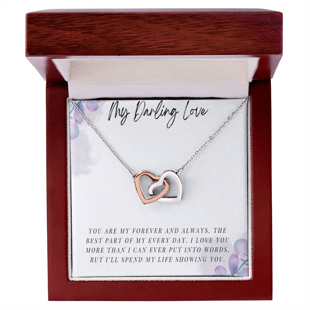 My Darling Love -  Interlocking Hearts Necklace